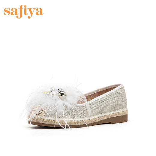 商场同款 | safiya 索菲娅春季毛毛渔夫鞋2019春SF93111093 商品图0