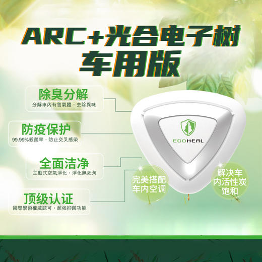 ECOHEAL台湾原装进口光合电子树 抑菌防疫主动式空气净化器 商品图1
