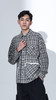 DEC P95092515新款潮流时尚格子多袋上衣百搭基础款衬衫 商品缩略图0