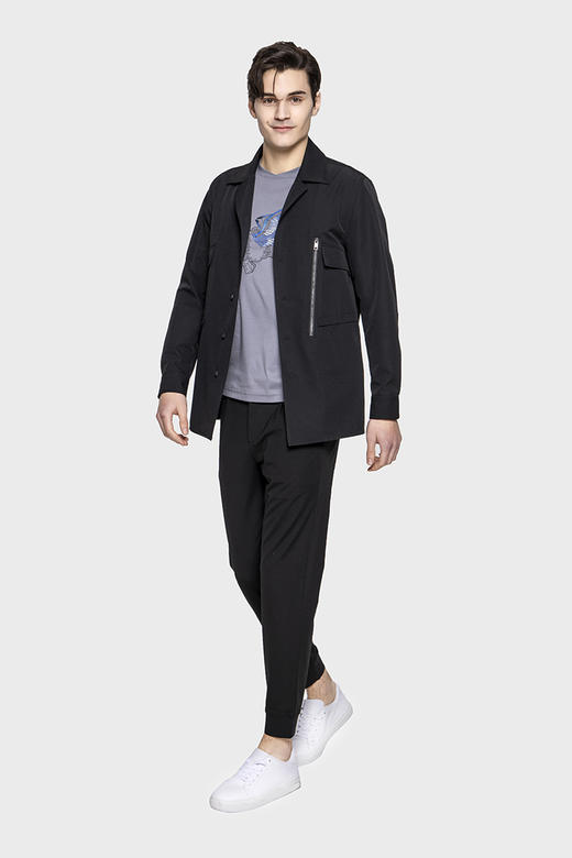 callisto黑色衬衫款夹克 SPFEJ041BK 商品图2