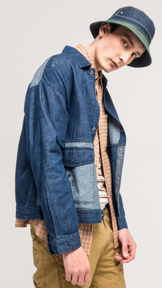 DEC B959372333春夏男装新品休闲时尚短款夹克外套潮流机能高街时尚 商品图1