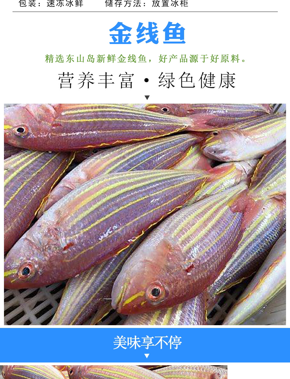 东山海鲜活鲜野生金线鱼蒜瓣肉质肉质鲜美无小杂刺非常适合宝宝老人