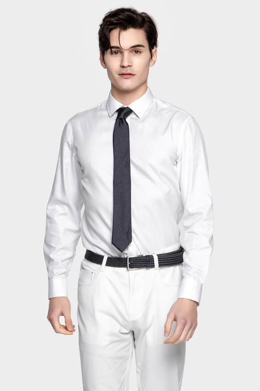 callisto白色绵混纺衬衫 SPSTL090WH 商品图1