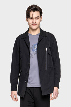 callisto黑色衬衫款夹克 SPFEJ041BK