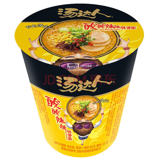 统一汤达人酸酸辣辣豚骨面（杯）90克 (Z) 商品图0