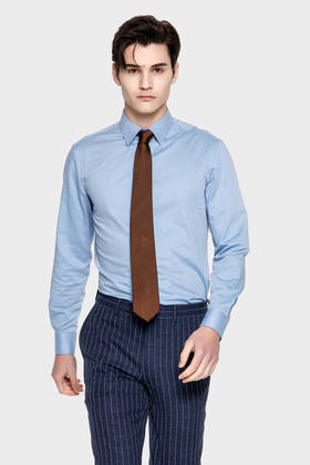 callisto蓝雀色易烫衬衫SPSTL091BL