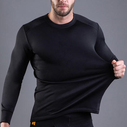 龙牙二代B2级圆领保暖功能内衣保暖内衣男长袖打底衫 商品图3