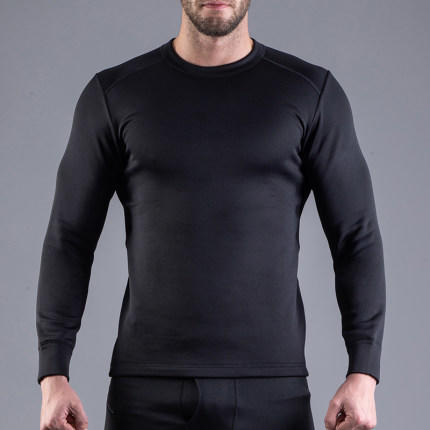 龙牙二代B2级圆领保暖功能内衣保暖内衣男长袖打底衫 商品图1