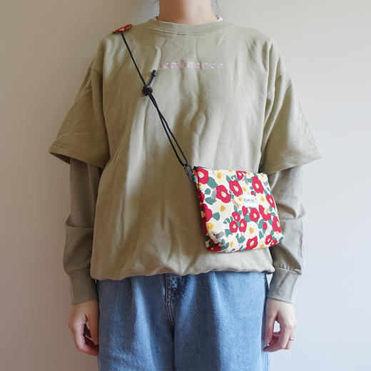 HUJI祤集pieton斜挎包风の花茶花小猫 商品图2