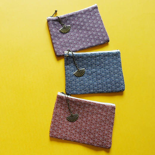 HUGOJIRO零钱包风の花日式龟甲纹 商品图0