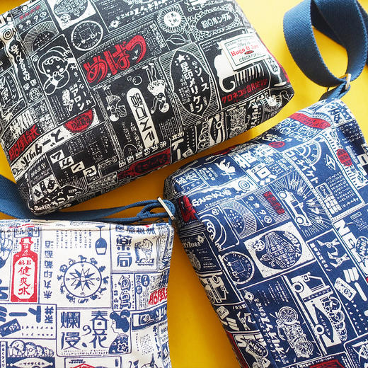 HUJI祤集Sling斜挎包插画日式标签一号 商品图3