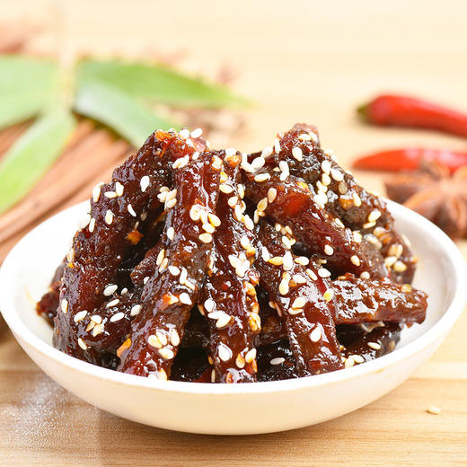 菲辣牛肉干四川麻辣五香牛肉干80g 休闲零食 商品图1