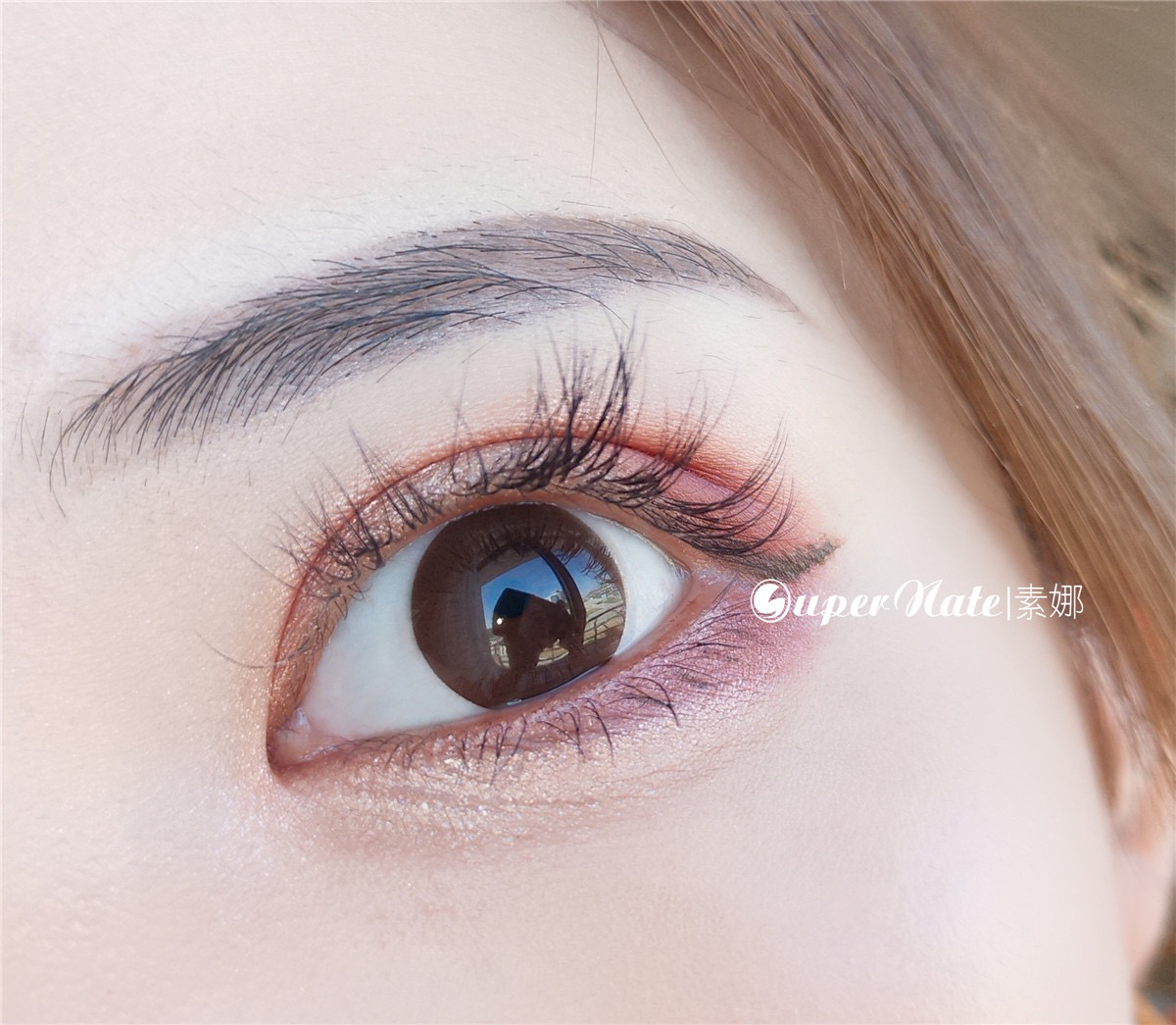 supernate素娜曲奇巧克力143中直径硅水凝胶年抛美瞳