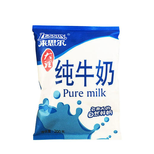 来思尔纯牛奶 200g*12包 商品图0