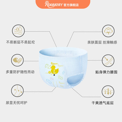 柔丫【小倾芯系列】拉拉裤加大训练裤 商品图2