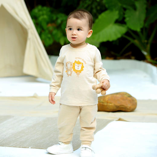 棉果果春秋季新疆彩棉纯棉套头T恤M101140120010 商品图0