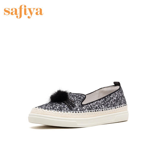 商场同款 | Safiya/索菲娅女鞋春秋圆头平底鞋女乐福渔夫单鞋SF93112159 商品图2