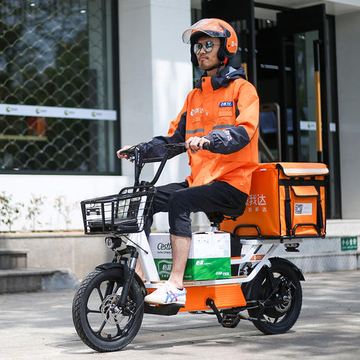 锋鸟w1工作车外卖送餐新国标电动车外卖车