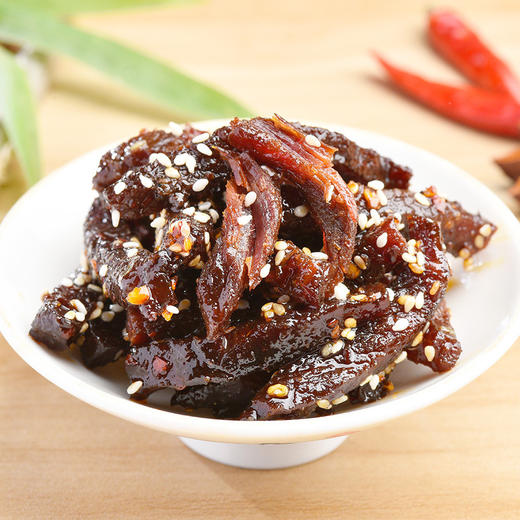 菲辣牛肉干四川麻辣五香牛肉干80g 休闲零食 商品图2