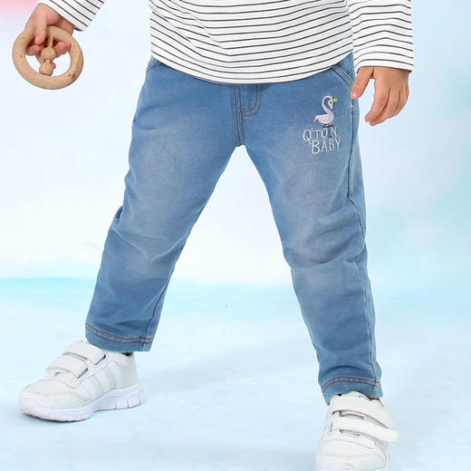 棉果果春秋季女童牛仔长裤M122200220145 商品图3