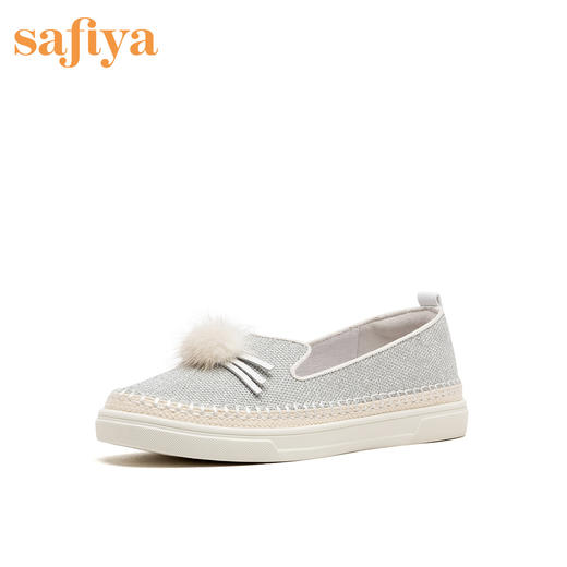 商场同款 | Safiya/索菲娅女鞋春秋圆头平底鞋女乐福渔夫单鞋SF93112159 商品图1