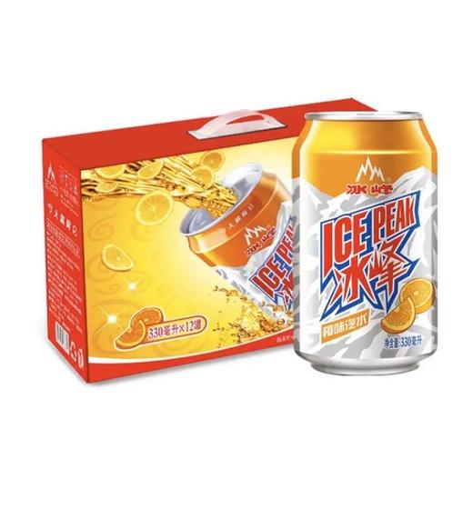 冰峰橙味汽水易拉罐330ml*12罐 商品图1