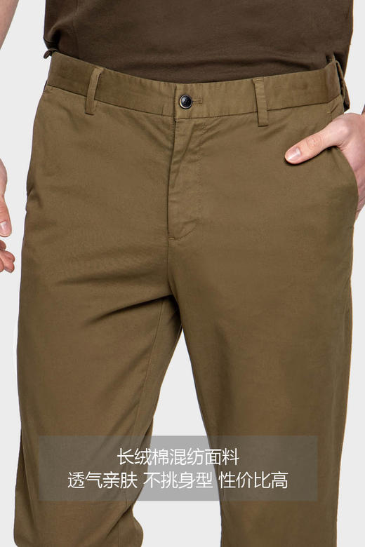callisto草本绿基本款单裤 SPCPW046DR 商品图4