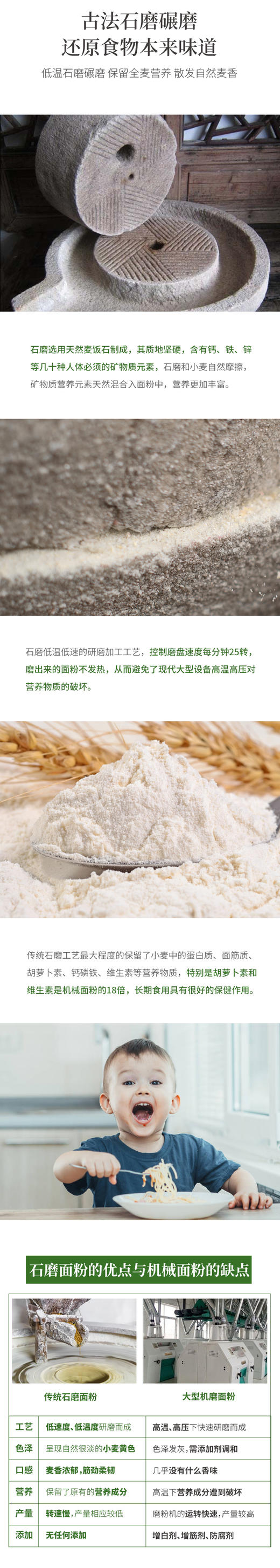 物本源有机面粉—胚芽精粉/全麦面粉 商品图2