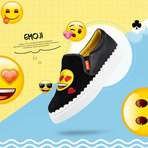 商场同款| Safiya X emoji春季合作款单鞋女平底乐福鞋商场同款休闲鞋单鞋女SF81112138 商品图2
