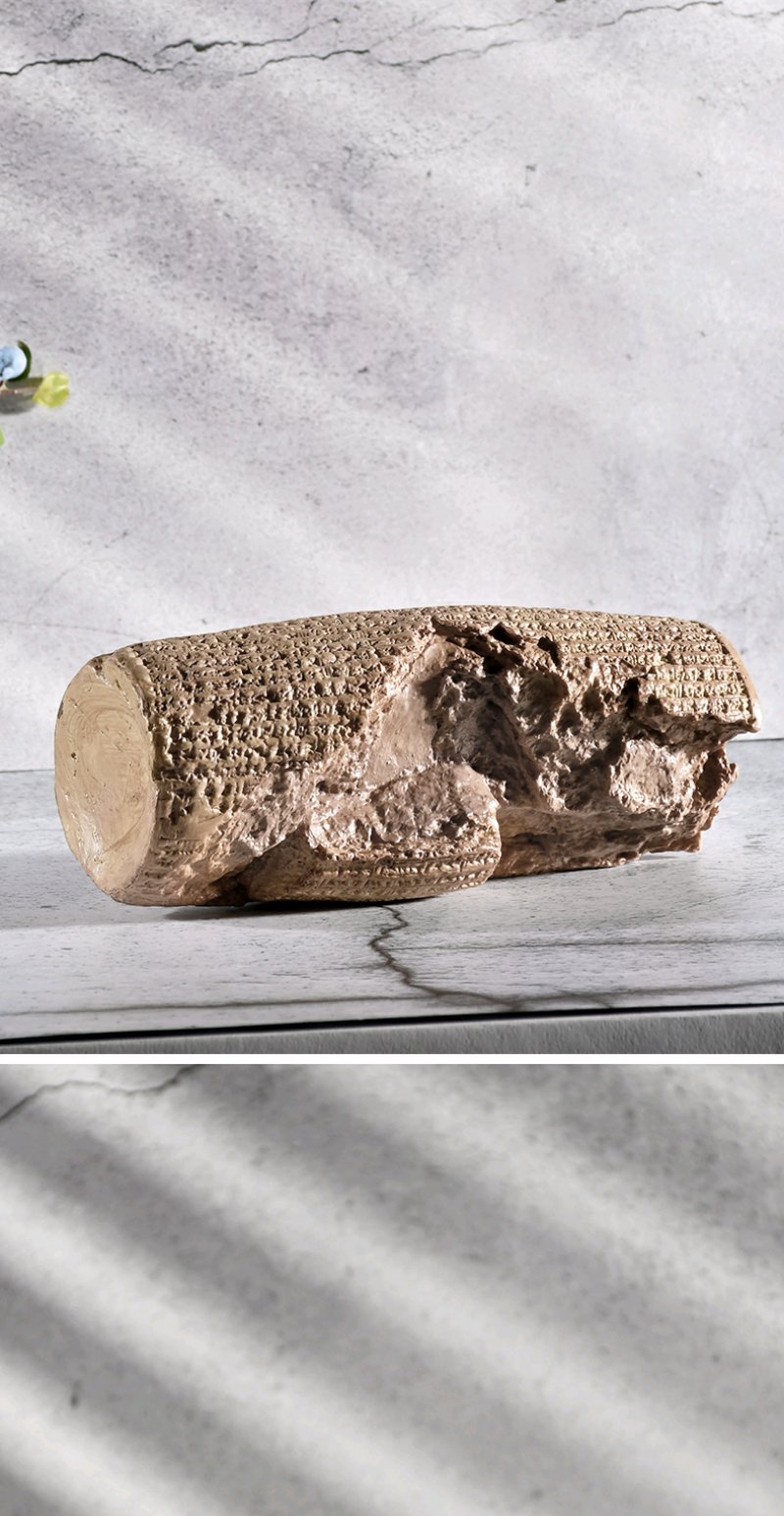 大英博物馆官方居鲁士圆柱复刻品装饰居家书房送礼创意摆件