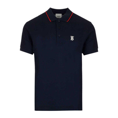【二】BURBERRY 巴宝莉 男士棉质TB专属标识图案刺绣短袖 POLO衫 藏蓝色 8017007 A1222 商品图0