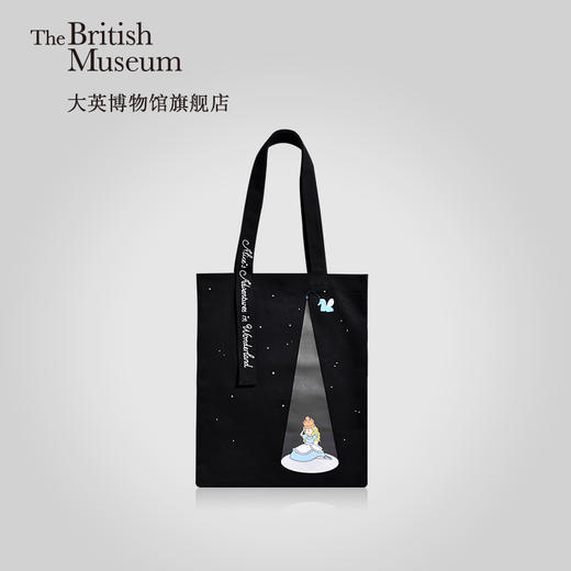 创意单肩帆布包 大英博物馆官方爱丽丝漫游奇境帆布包帆布袋购物袋收纳袋 商品图3