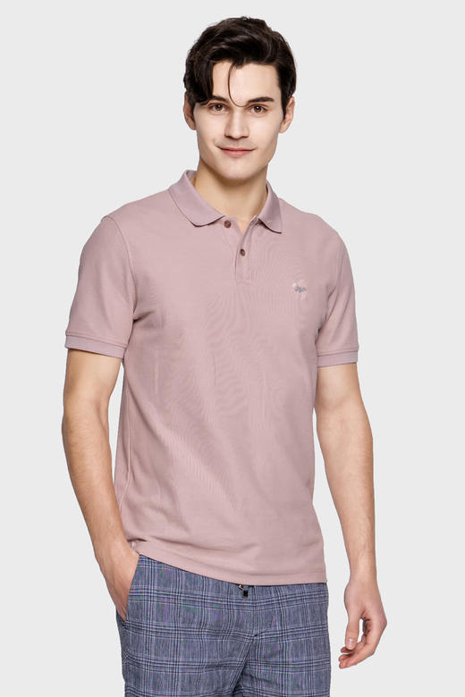 callisto基础款纯棉翻领T恤 SPTSS033PK 商品图0