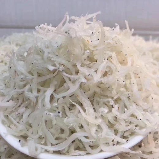 港岛姑娘 天然淡干小银鱼干新晒丁香鱼面条鱼干福建特产海鲜干货100g/包 商品图3