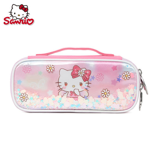 HelloKitty花仙子系列可爱中小学生笔袋卡通多层收纳笔袋 商品图0