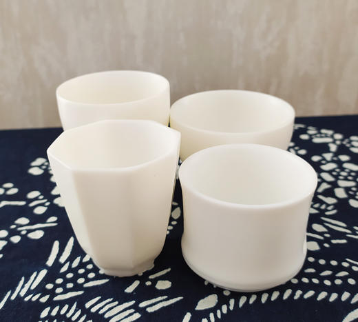 【老山翁】茶杯 白玉中杯 功夫茶杯 陶瓷白玉瓷 四款可选 商品图1