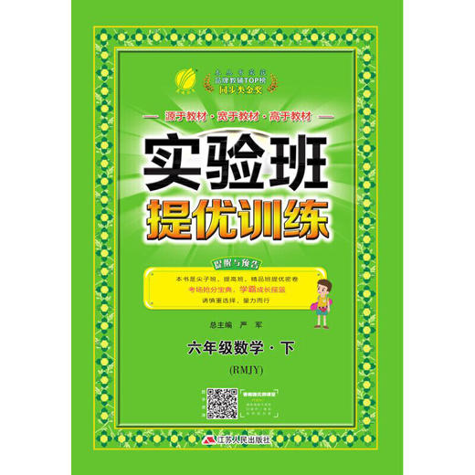2020春  实验班提优训练  六年级下册  数学  人教版 RMJY 商品图0