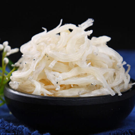 港岛姑娘 天然淡干小银鱼干新晒丁香鱼面条鱼干福建特产海鲜干货100g/包 商品图2