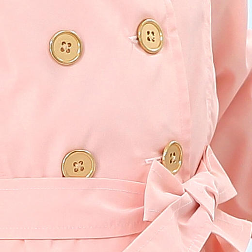 棉果果春秋季女童长袖风衣外套纯棉内里M122130320139 商品图4