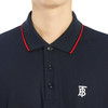 【二】BURBERRY 巴宝莉 男士棉质TB专属标识图案刺绣短袖 POLO衫 藏蓝色 8017007 A1222 商品缩略图4