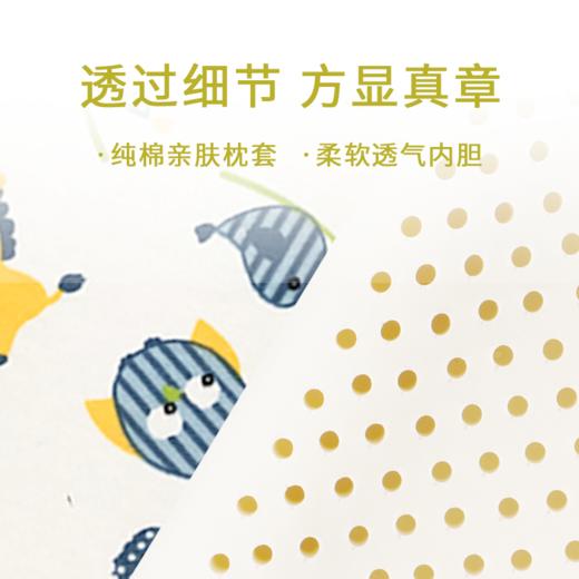 学生乳胶枕  儿童款枕头50*30*7/9 【枕套随机赠送】 商品图3