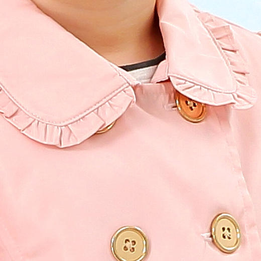 棉果果春秋季女童长袖风衣外套纯棉内里M122130320139 商品图5