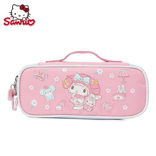 新品sanrio My melody美乐蒂蝴蝶乐园系列中小学生大容量笔袋 商品图0
