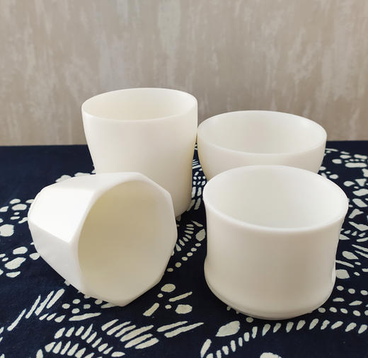 【老山翁】茶杯 白玉中杯 功夫茶杯 陶瓷白玉瓷 四款可选 商品图0