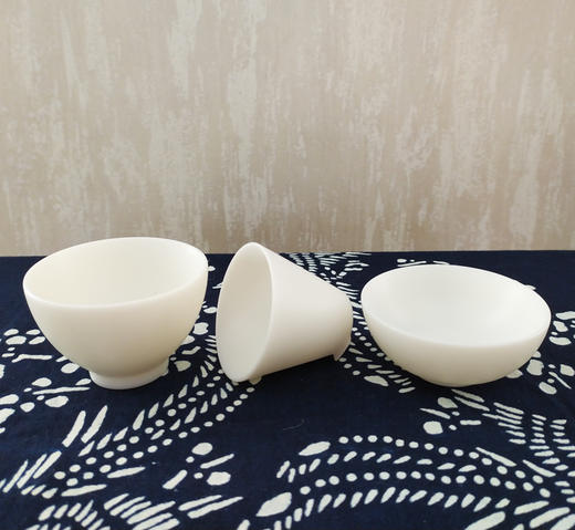 【老山翁】茶杯 白玉小杯 功夫茶杯  陶瓷白玉瓷   三款可选 商品图1