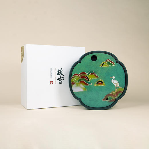 故宫博物院 芙蓉鹭鸶铜茶盘 商品图5