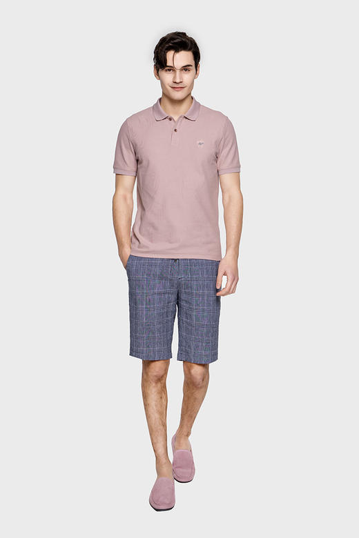 callisto基础款纯棉翻领T恤 SPTSS033PK 商品图2