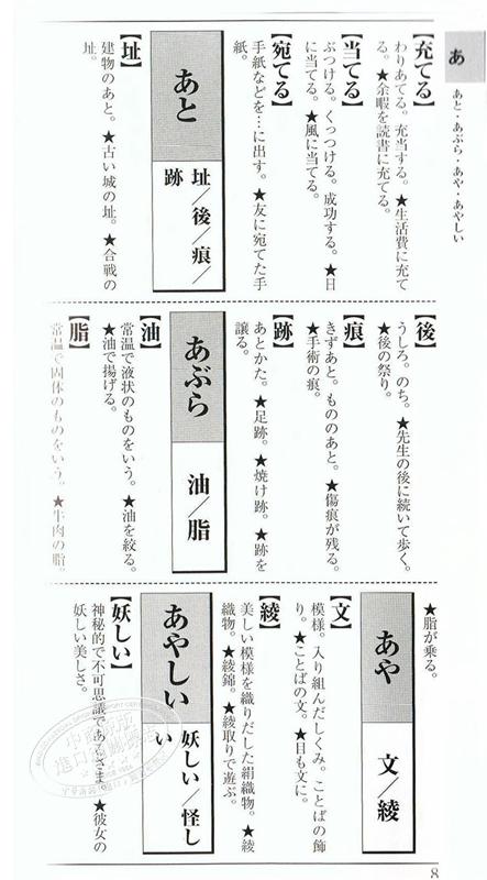 【中商原版】语言选择实用辞典 汉字辨析辞典 日文原版 漢字の使い分け辞典 ことば選び辞典 商品图2