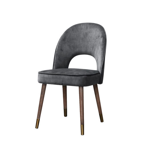 NS家居 ns furniture 软包布艺木色金脚餐椅多色单椅NSDC-1230*NSO-071 商品图2