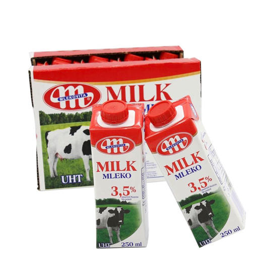 波兰妙可维全脂牛奶250ml 商品图0